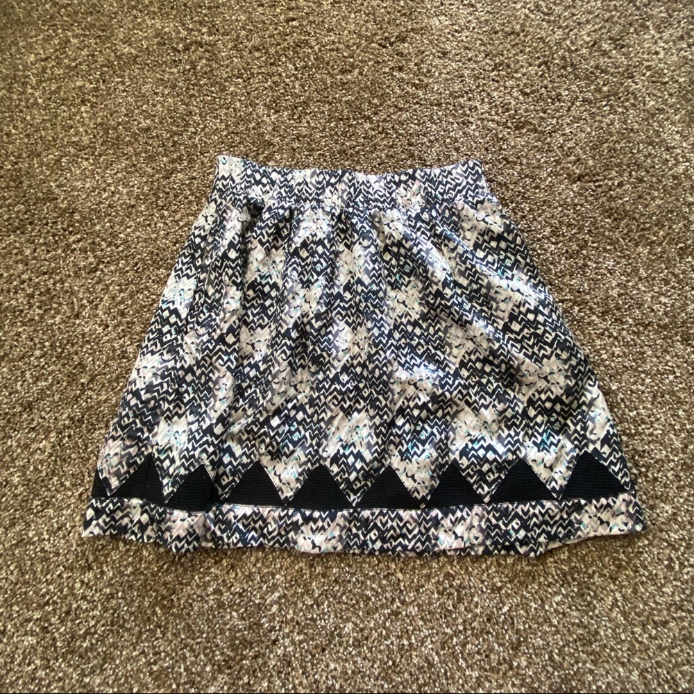 BCBGeneration Tribal Printed Skirt